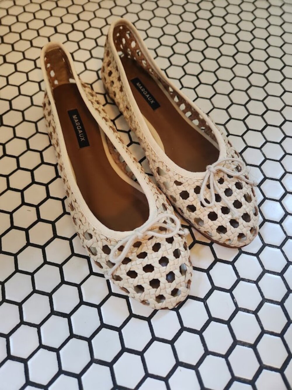 MARGAUX The Demi woven ballet flat